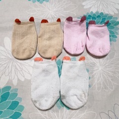 ベビーソックス　靴下　7-11cm 3足セットの画像