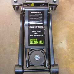 ミナト電機工業製３ｔローダウンジャッキ　MHJ-ST 3.0 D ＆ ３ｔリジッドラック・ペアの画像