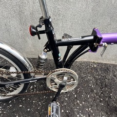 20インチ 自転車 折りたたみ 6段変速 折り畳み シティサイクル　の画像