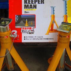 ミナト電機工業製３ｔローダウンジャッキ　MHJ-ST 3.0 D ＆ ３ｔリジッドラック・ペアの画像