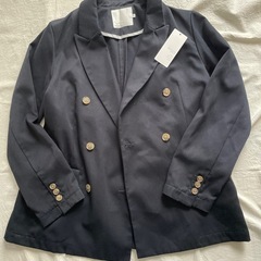 ★美品★AMERICAN HOLIC・WテーラードジャケットMサイズ・ネイビーの画像