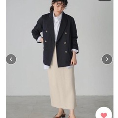 ★美品★AMERICAN HOLIC・WテーラードジャケットMサイズ・ネイビーの画像