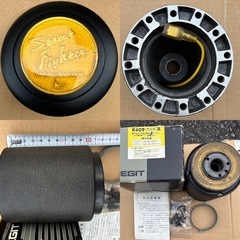 O.B.Aウッドステアリングの画像