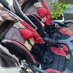双子ベビーカー安価でお譲りしますの画像