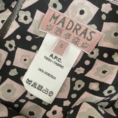 ★美品中古★A.P.C. アーペーセーワンピース 膝丈S sizeオシャレな柄の画像