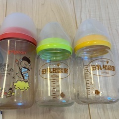 哺乳瓶&除菌料セット【ピジョン】の画像