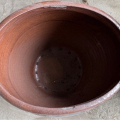陶器 半胴かめ 2個 高さ約70cm と約50cm　　の画像