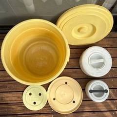 漬物樽　30L 他１式の画像