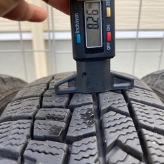 バリ山2022年製ダンロップWM02 155/65/R14スタッドレスセットの画像