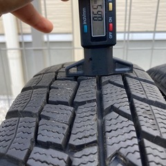 バリ山2022年製ダンロップWM02 155/65/R14スタッドレスセットの画像