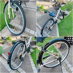 自転車　ママチャリの画像