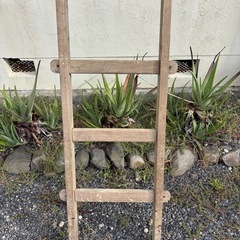 昔の木製梯子　3mの画像