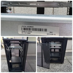 【美品】サンワサプライ製　サーバーラック　100-SV002　W600×D1000×H1256　19インチ　24U　中古　システムラックの画像