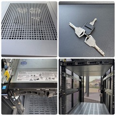【美品】サンワサプライ製　サーバーラック　100-SV002　W600×D1000×H1256　19インチ　24U　中古　システムラックの画像