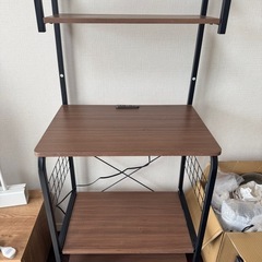 レンジラック キャスター付き　幅60cm 高さ139cm 無料 ...