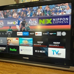 ファイヤースティックTV付　壁掛けテレビ　32型　08年製　金具付きの画像
