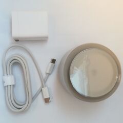 MFi・Qi2・PSE公式認定 4in1 MagSafe対応 15W ワイヤレス充電器 65Wアダプター＆1.5m編み込みケーブル付属 環境光付きドック型ステーションの画像