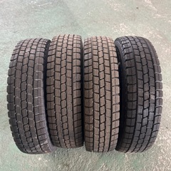 投売り　DUNLOP スタッドレスDSV-01 145R12 4本　9部山の画像
