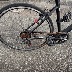 クロスバイク　ブルホーンカスタムの画像