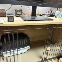 犬 小型犬 サークル ケージ 多頭飼育 留守番 アイリスオーヤマ の画像