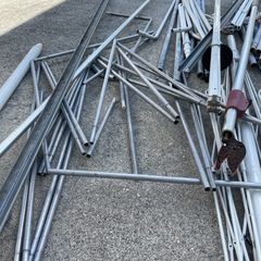 テントフレームとか鉄も数点有り含まれて
ますm(__)mの画像