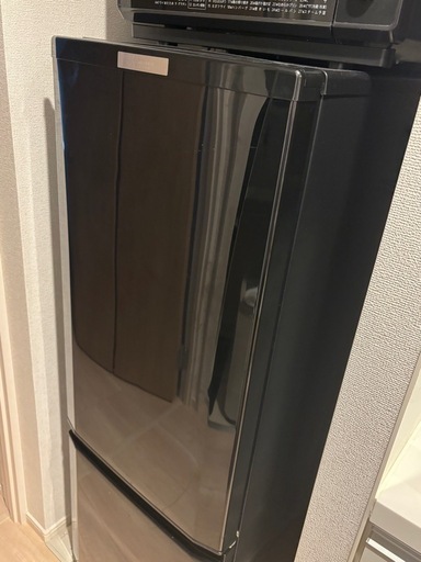 三菱 ミツビシ 2ドア冷凍冷蔵庫MR-P17C-B 2018年製 168L 動作確認済