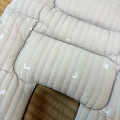 月柄　くすみグレー　ベビーカーシート　チャイルドシートカバーの画像