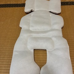 月柄　くすみグレー　ベビーカーシート　チャイルドシートカバーの画像