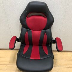 アイリスオーヤマ レーシングチェア LSC-580 レッド×ブラック ゲーミングチェア ハイバック オフィスチェア【糸島市内 送料無料】 88249-1-003の画像