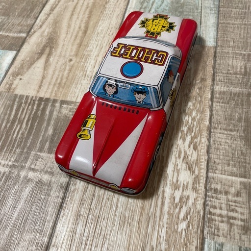 レトロおもちゃ アメリカ製 レトロブリキ おもちゃ 消防車 ジャンク