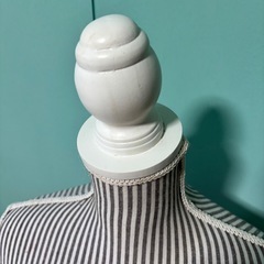 【受渡決定】ストライプ柄のマネキン　の画像