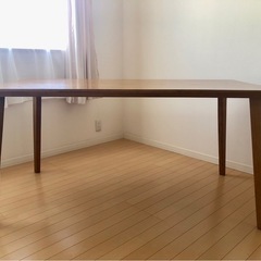 天然木 木製テーブル HANKSの画像