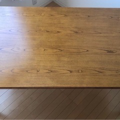 天然木 木製テーブル HANKSの画像