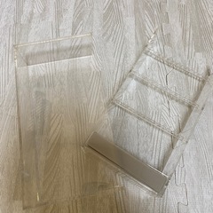 無印良品　ピアスケース　クリアの画像