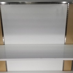 オープンシェルフ・白３段棚・白,木目・キャスター付き・収納棚・０３の画像