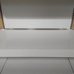 オープンシェルフ・白３段棚・白,木目・キャスター付き・収納棚・０３の画像