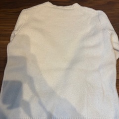 ベイフロー　ニットセーター　白の画像