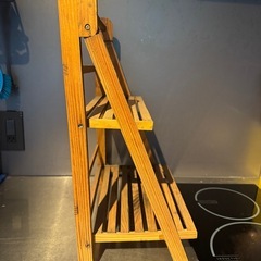 木製　たな棚の画像