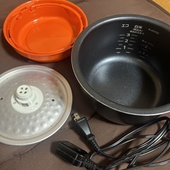 タイガー マイコン炊飯ジャーホワイトtacook3合炊き JAJ-A552  の画像