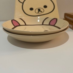【未使用品】リラックマ 皿・グラス・ボウル・お椀 セット商品の画像