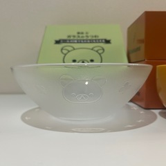 【未使用品】リラックマ 皿・グラス・ボウル・お椀 セット商品の画像