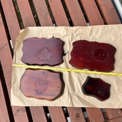 木製アートベース中古品、美術、園芸、花道等にの画像