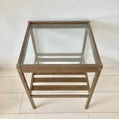 IKEA NESNA ネスナ サイドテーブル　ダークブラウンの画像