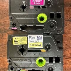 【　brother　ブラザー　P-touch　】　テープ　４点セットの画像