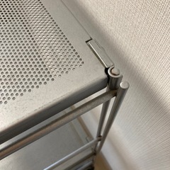 取引中　中古　収納3段金属棚の画像