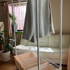 ハンガーラック　ホワイトの画像