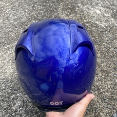 DOT規格 フルフェイスヘルメット 青　ブルーの画像