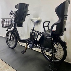 1年保証 送料無料　新型　パナソニック　ギュットアニーズ　黒　電動アシスト自転車　g115の画像