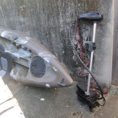 モーター推進機付き　カヤックの画像