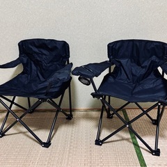 アウトドア リクライニングチェアー&おまけチェアー【美品】の画像